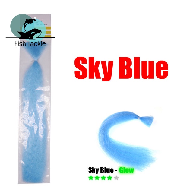 Móc Câu Cá Bằng Sợi Tổng Hợp Phát Sáng Và Lấp Lánh Với 9 Màu Tùy Chọn