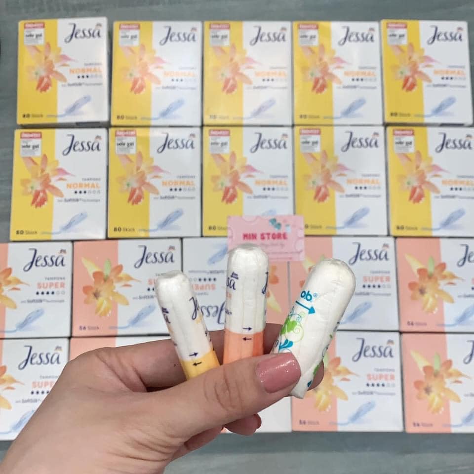 Băng vệ sinh Tampon Jessa/Ob/Facelle Đức đủ size