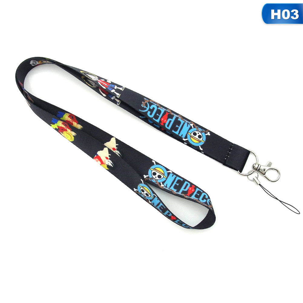 flowersqueen Dây Đeo Điện Thoại In Hình Nhân Vật Hoạt Hình One Piece