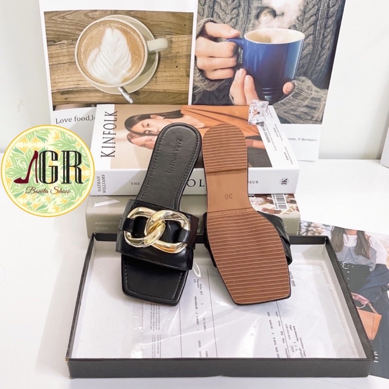 Dép bản 2 vòng xích da mềm cao cấp (loại 1)