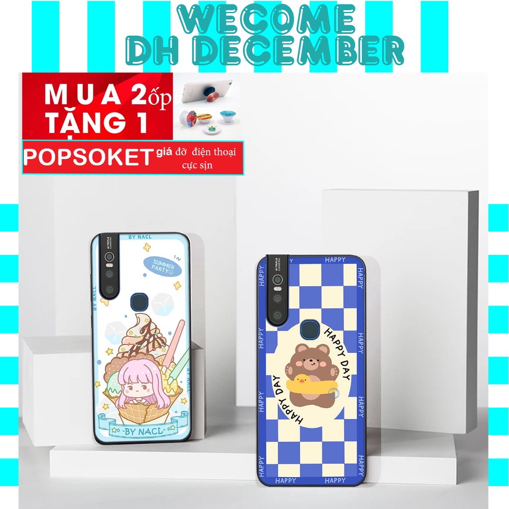 Ốp lưng Vivo V15 / V15 PRO  in hình 3D gấu mới nhất - sang - chảnh - ĐẸP- BỀN