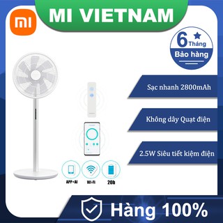 Quạt Đứng Tích Điện Xiaomi Smartmi Fan 3 Quạt không dây Điều khiển qua App thông minh Bảo hành 6 tháng