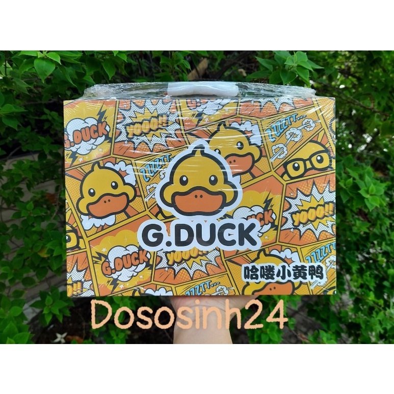 Hộp Vali Màu Vẽ G-DUCK Vịt Vàng 67 Chi Tiết Tiện Dụng… Xịn Sò Cho Bé