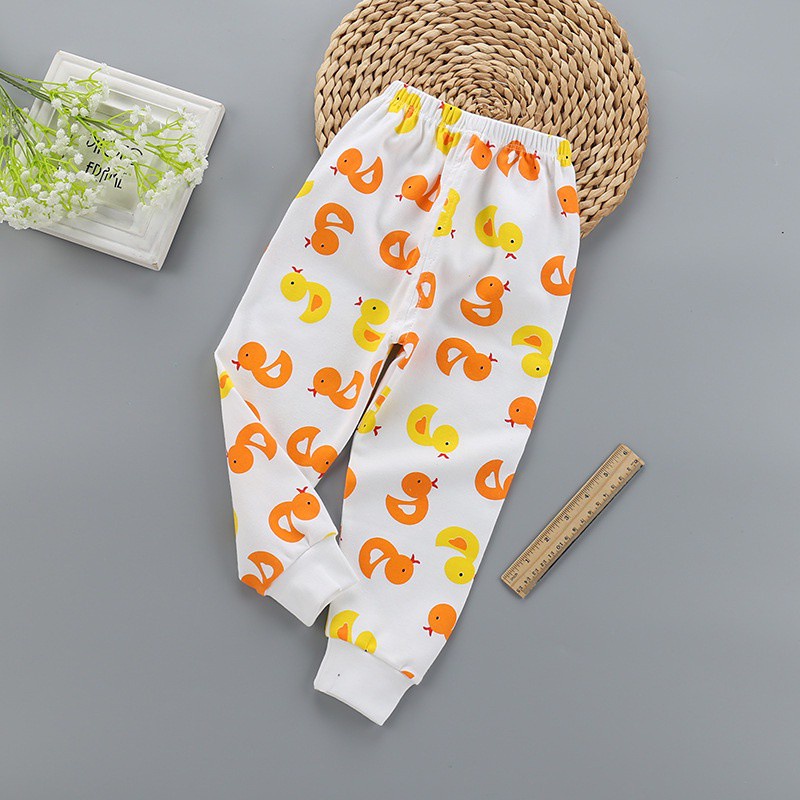 Quần ngủ chất liệu cotton thoáng khí phong cách Hàn Quốc thời trang mùa thu xinh xắn mới cho bé