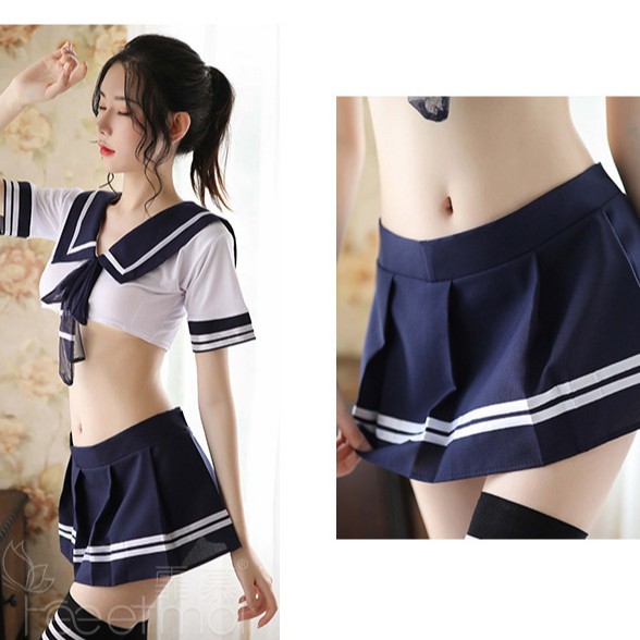Bộ ngủ thủy thủ cosplay kèm quần chip MS46 | WebRaoVat - webraovat.net.vn