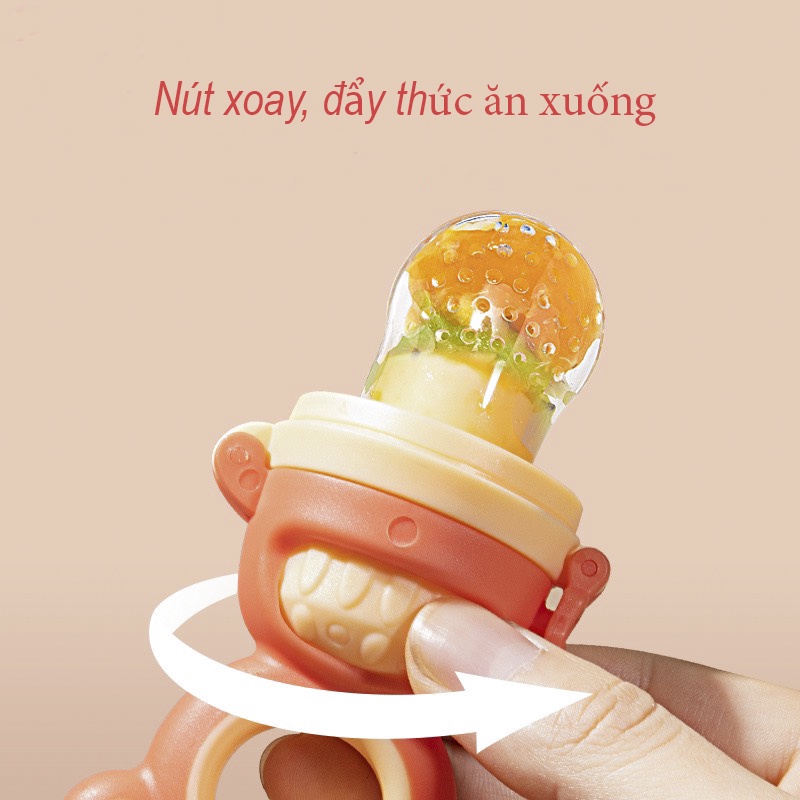 Túi Nhai Ăn Dặm, Túi Nhai Chống Hóc Tập Nhai Cho Bé Từ 6 Tháng Tuổi