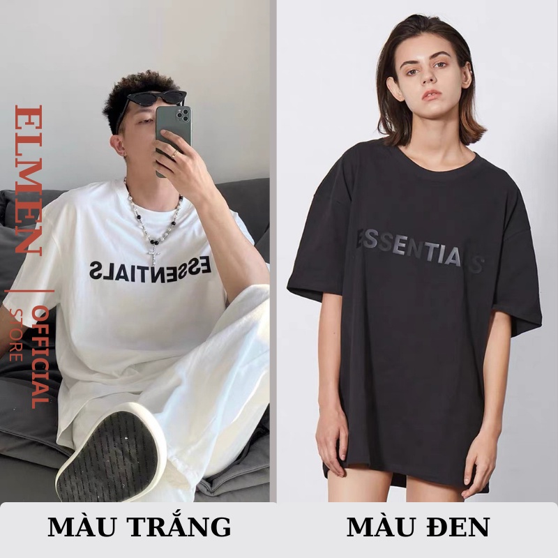 Áo Thun tay lỡ , Áo Phông Essentials Form Rộng  Nam Nữ Unisex 100% Cotton Cao Cấp Mềm Mịn Thoáng Mát , Hot trend 2022