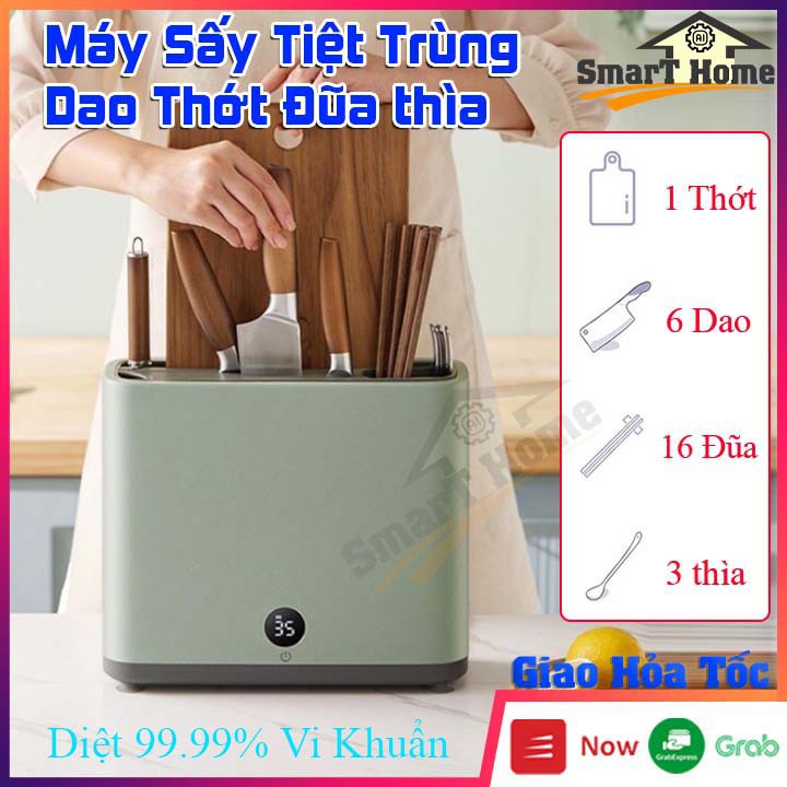 Máy khử trùng dao thớt đũa , Máy khử khuẩn đũa thìa TIA UV an toàn diệt khuẩn tận gốc , ngăn sự phát triển của vi khuẩn