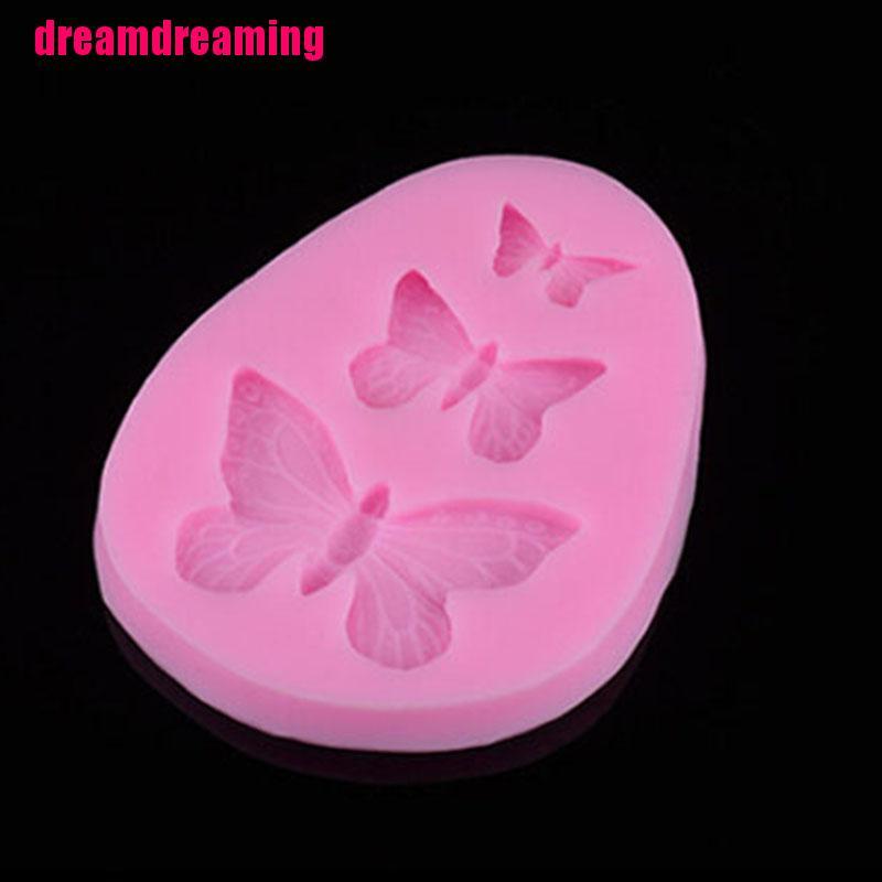 Khuôn Làm Bánh Chất Liệu Silicone Hình Bướm Sáng Tạo