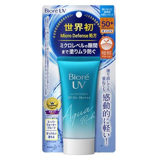 { Deal sốc } Kem Chống Nắng Biore UV Aqua Rich Watery Essence SPF 50+ Nhật Bản
