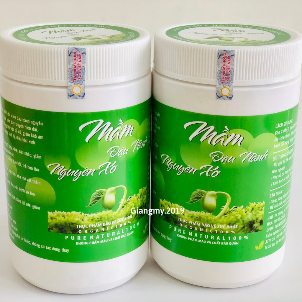 500gr Bột Mầm Đậu Nành Nguyên Xơ Nở Ngực Tăng Vòng 1 Đẹp Da Có Chứng Nhận ATTP