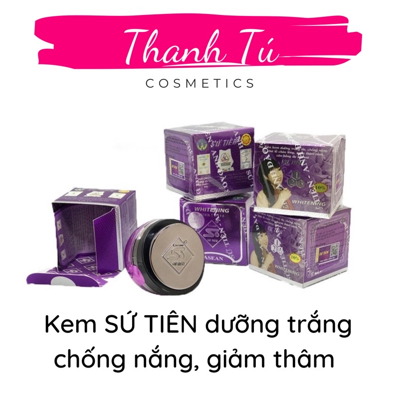 Kem Sứ Tiên Tím Dưỡng Trắng Sáng Da