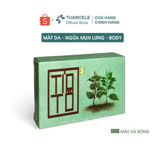 Xà Bông Sinh Dược Tía Tô Sinh Dược Dùng Cho Da Nhạy Cảm, Mẩn Ngứa, Dị Ứng 100gr