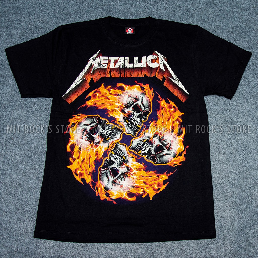 Áo Metallica - Rock band tee - Áo Rock - Size S, M, L, XL, XXL - Áo Thái Lan
