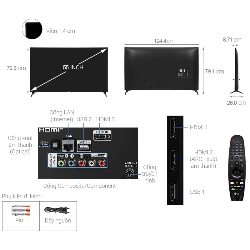 SMART TIVI LG 4K 55 INCH 55UN7300PTC