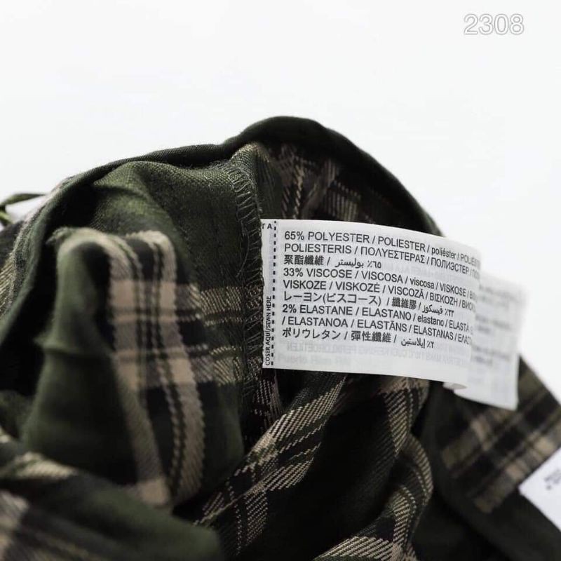 CHÂN VÁY XẾP LY KẺ MANGO