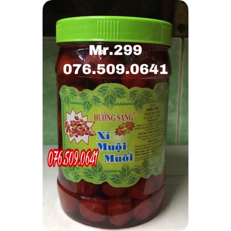 Nước xí muội muối đỏ Hưởng Sang hủ 1 kg