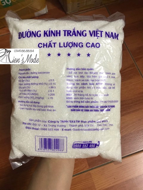 1kg Đường kính Trắng/Vàng Hoa mai xuất khẩu