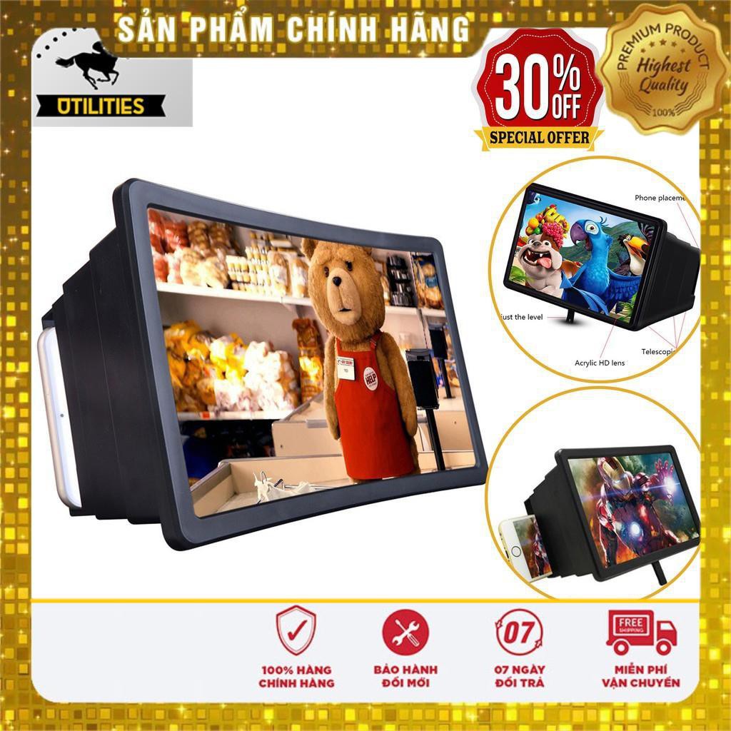Free Ship - Xả Kho Kính Xem Phim Phóng Đại Hình Ảnh Điện Thoại 3D 8 Inch Thế Hệ Mới 2020