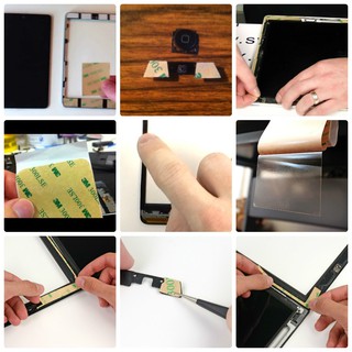 Băng keo 2 mặt chịu nhiệt dán linh kiện điện tử, màn hình cảm ứng 3M 300LSE 93015 nhiều size