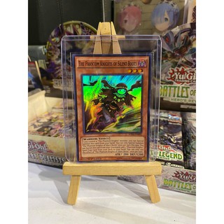 Lá bài thẻ bài Yugioh The Phantom Knights of Silent Boots - Super Rare - Tặng bọc bài nhựa bảo quản