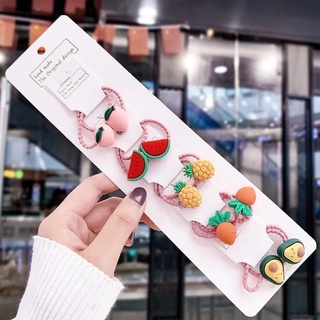 Dây buộc tóc, cột tóc cho bé gái set 10 chiếc (được chọn mẫu) xuất Hàn
