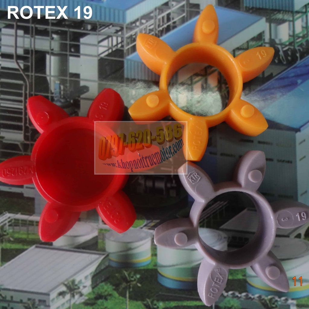 Vòng đệm GS size 9 đến size 28 cho khớp nối Rotex KTR, độ cứng 98ShA. HÌNH THẬT, SẴN KHO