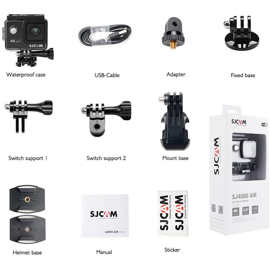 Camera Hành Trình SJCAM SJ4000 AIR 4K Wifi | BigBuy360 - bigbuy360.vn