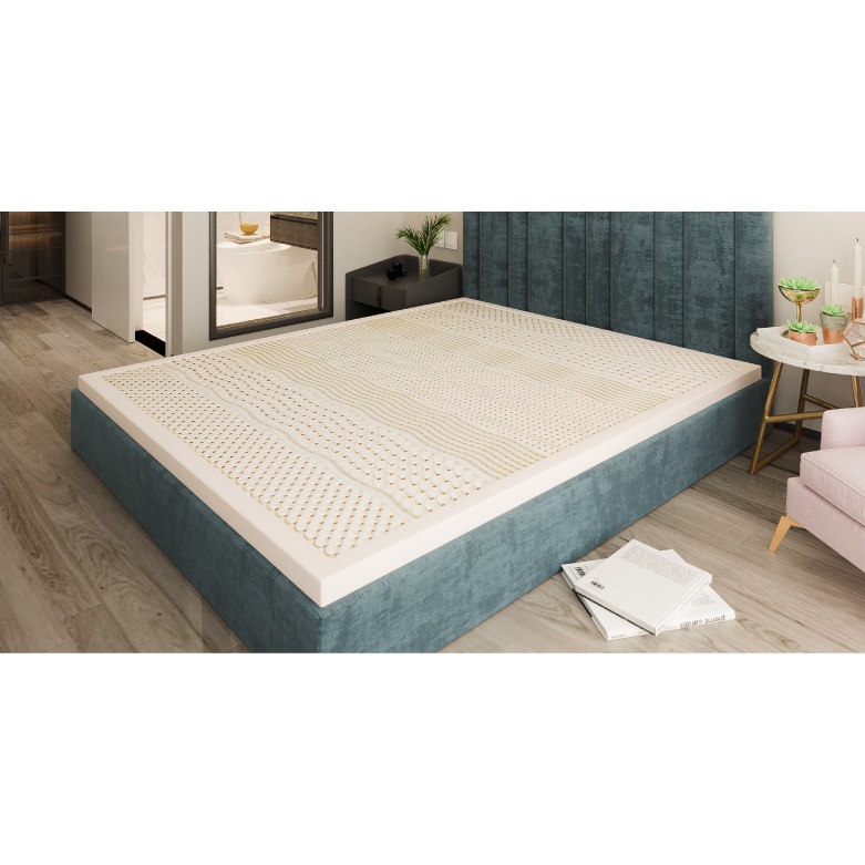 Topper nệm cao su kim cương 7zone dày 3cm