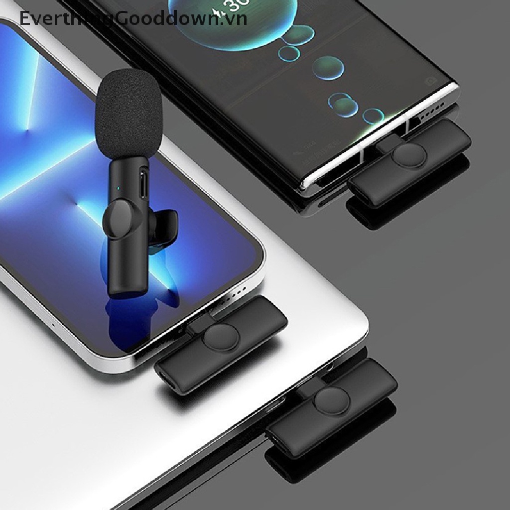 Micro không dây ghi âm thanh thích hợp cho điện thoại iPhone Android camera phát sóng trực tiếp chơi game