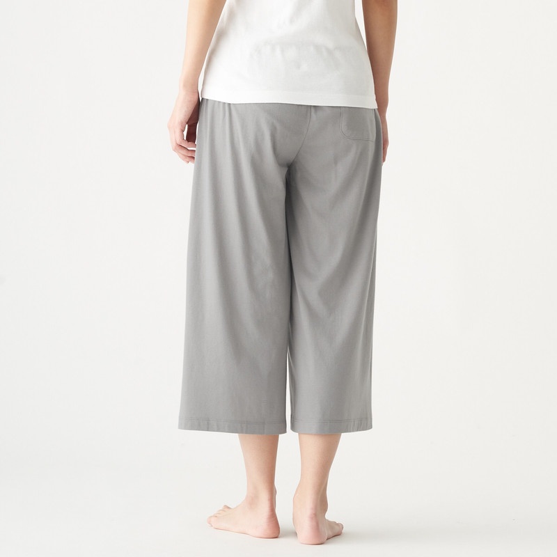 Muji Quần Lửng 3/4 Vải Jersey Rayon Cotton