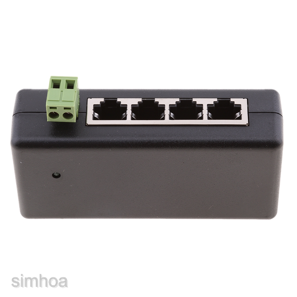 Bộ chuyển đổi kết hợp dữ liệu cao cấp POE 4 cổng 12-48V