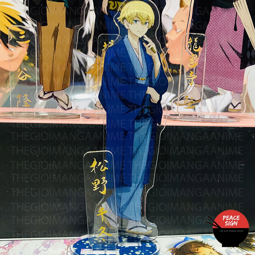 Mô hình standee TOKYO REVENGERS ver YUKATA anime Kịch Trường Của Takemichi tượng mica chibi trưng bày M1