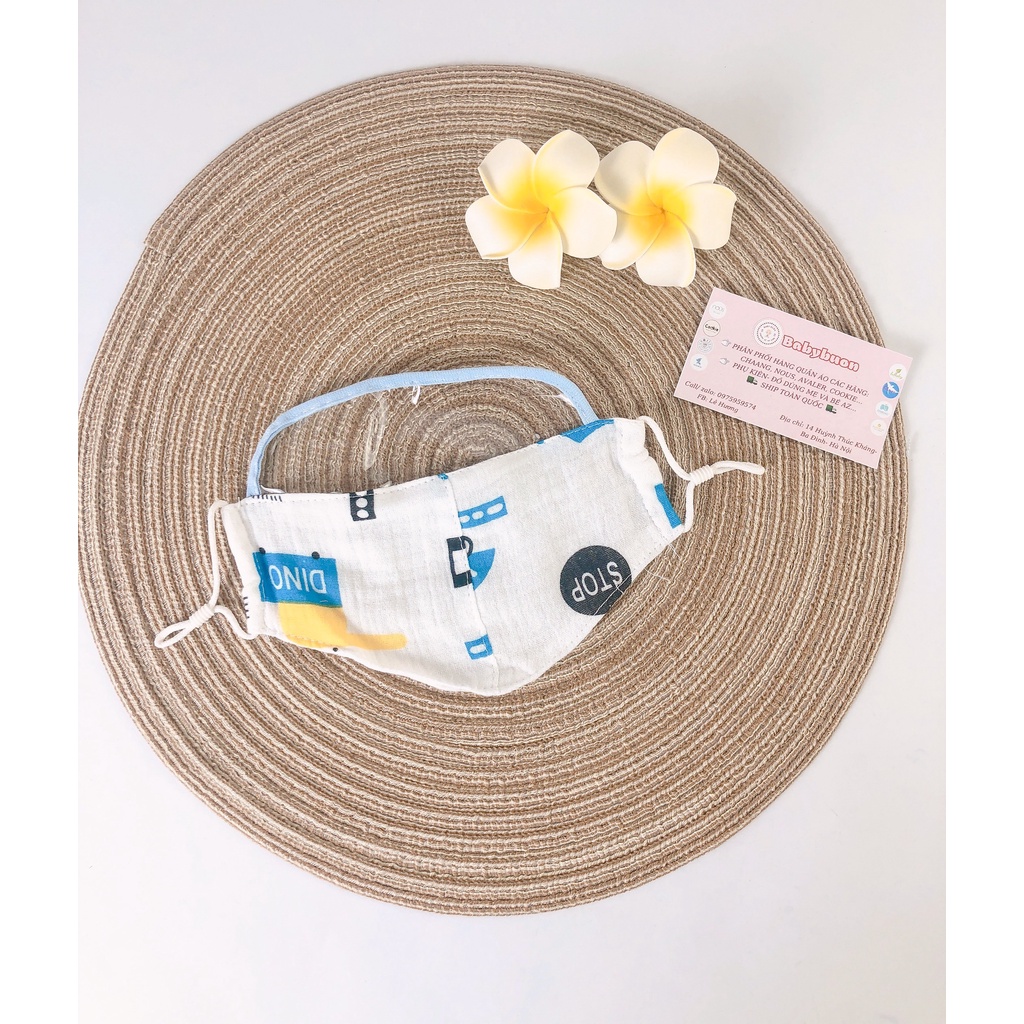 Khẩu Trang Kèm Tấm Chắn Giọt Bắn Cho Bé Từ 0-12 Tuổi Babibu - KTCG