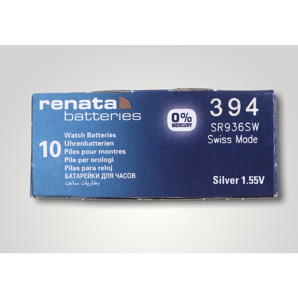 Hộp 1 viên pin Renata SR936SW 936 394 Thụy Sĩ