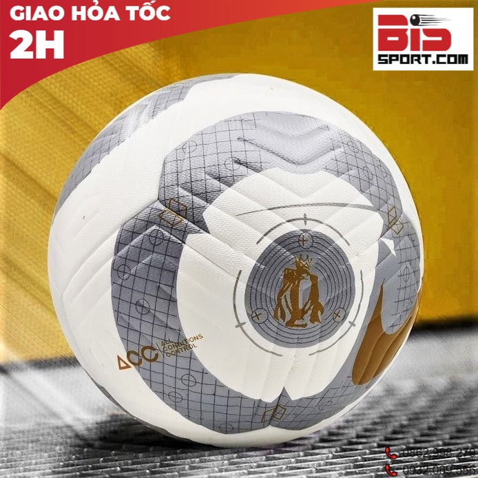 Quả Bóng Đá Da Nike ACC Rabisco , Bóng Đúc Cao Cấp Loại 1 Size 5 - Tặng Cây Kim Bơm