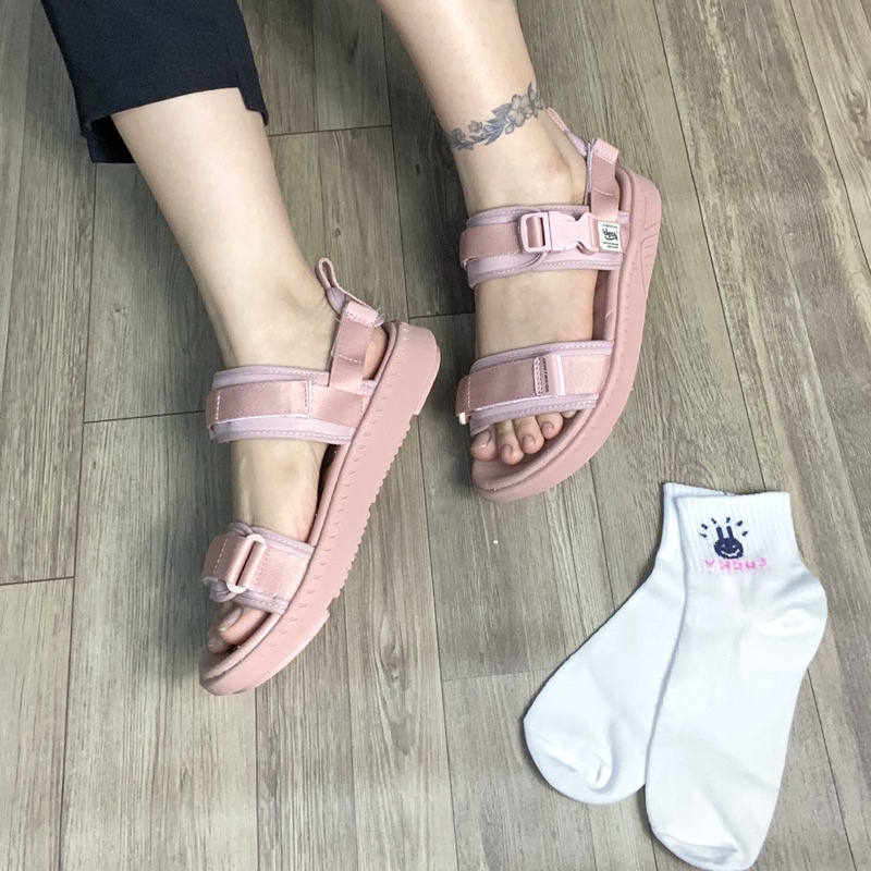 Sandal Nữ Quai Ngang Thời Trang YANKI Sport YK278 - Hồng