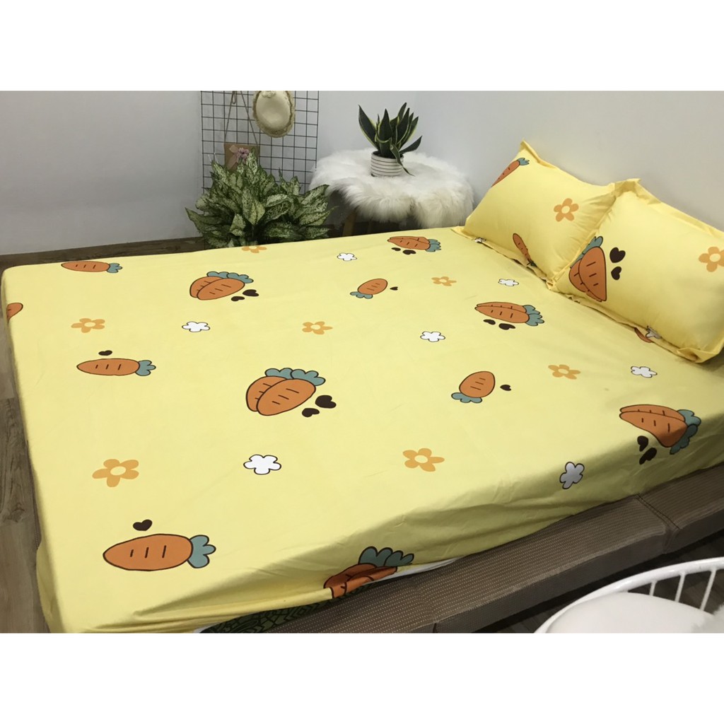 Ga Chống Thấm Cotton Hàn Quốc Cà Rốt Vàng CTT20