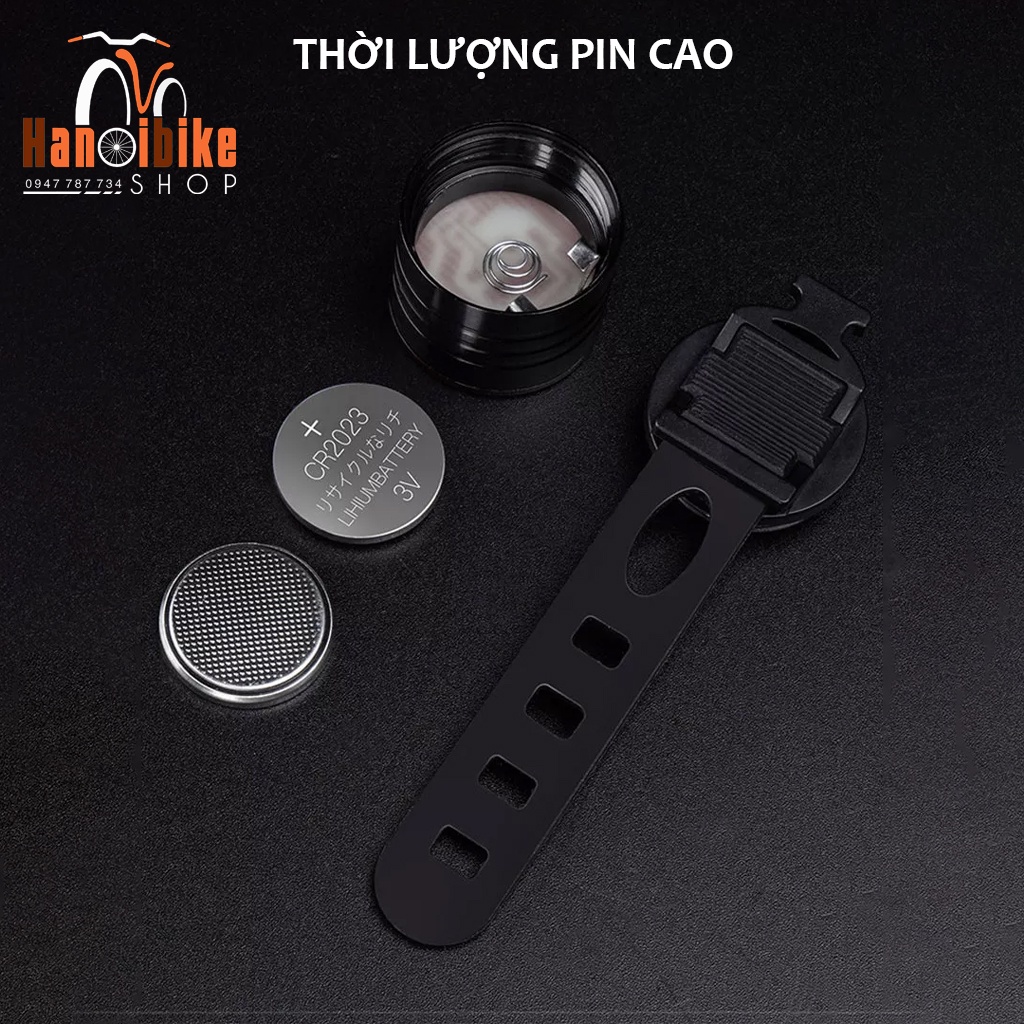 Đèn hậu xe đạp Night Warning 3 LED bắt cọc yên