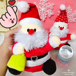 - Gấu Bông Ông Gìa NOEL Qùa Tặng Cho Bé 25cm