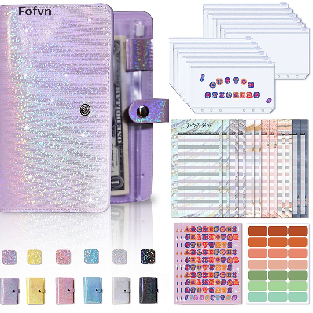 Sổ Tay Kế Hoạch A6 Fofvn Dạng Ví Tiết Kiệm Tiền