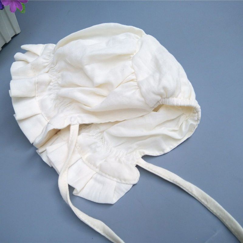 Mũ cotton kiểu công chúa cổ điển thời trang xuân hè cho bé gái