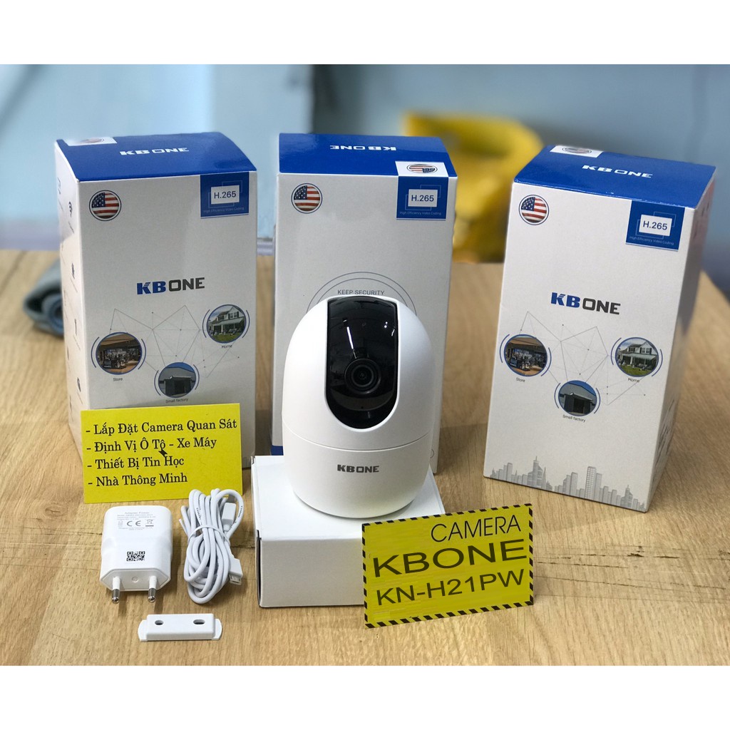 Camera IP WIFI xoay 360 , camera KBONE H21P full HD 1080p , KBONE H41P 4M chính hãng , bảo hành 24 tháng | BigBuy360 - bigbuy360.vn