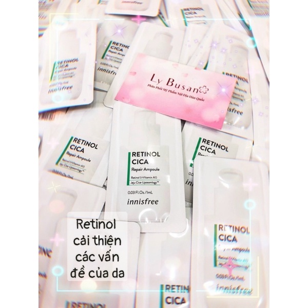 Mẫu thử Retinol Cica Repair Ampoule giải quyết các vấn đề của da Innisfree 1ml