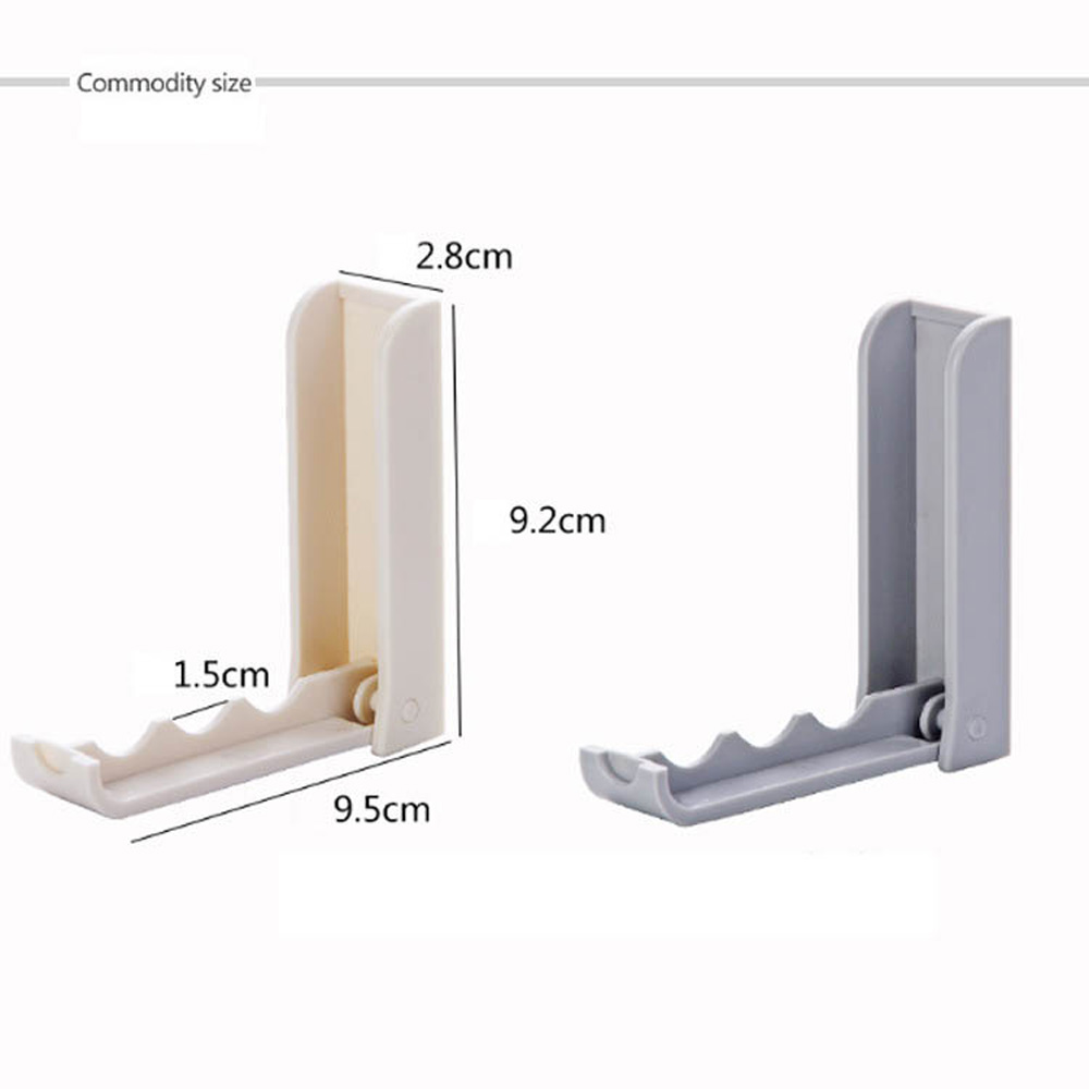 Móc Treo Chìa Khóa / Quần Áo Gắn Tường Có Thể Gấp Gọn Tiện Dụng Cho Nhà Bếp / Phòng Tắm Giá Đỡ