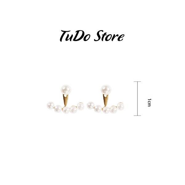 Khuyên tai, bông tai nữ Hàn vầng trắng vành tai màu bạc, vàng trẻ trung HT12