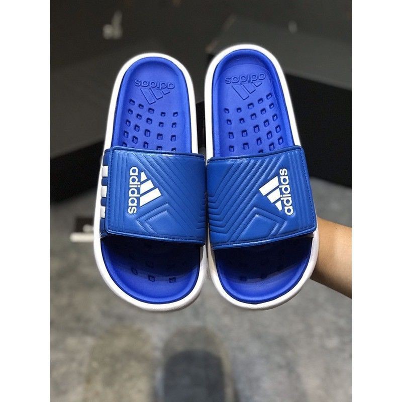 Dép Adidas quoai xé 3 sọc siêu nhẹ - dép quai ngang - Fullbox - đủ size