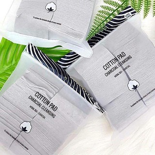 Bông tẩy trang Miniso than hoạt tính Cotton Pad Charcoal Cleansing - 220 miếng