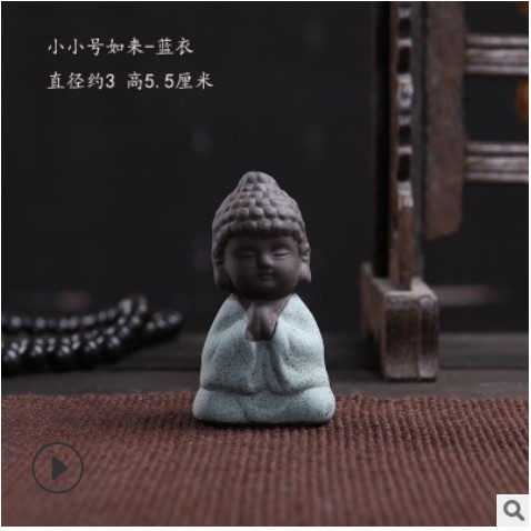 Tượng Phật Như Lai nhỏ Trang trí xuyên biên giới Little Monk Phụ kiện ô tô Hoa Vật nuôi Bonsai Phụ kiện bể cá Cảnh quan. | BigBuy360 - bigbuy360.vn