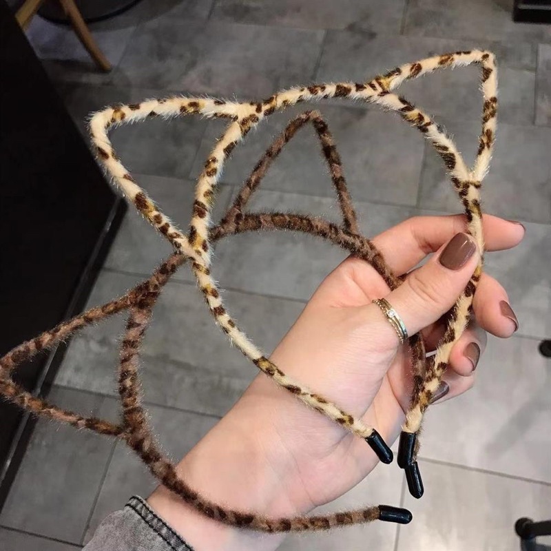 Bờm tai mèo da deo cute dễ thương giá rẻ